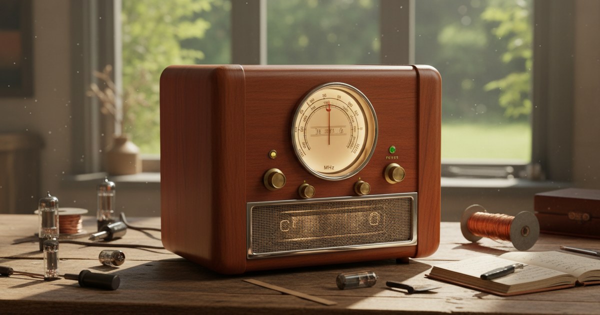 Redonner vie à un récepteur ondes courtes des années 50