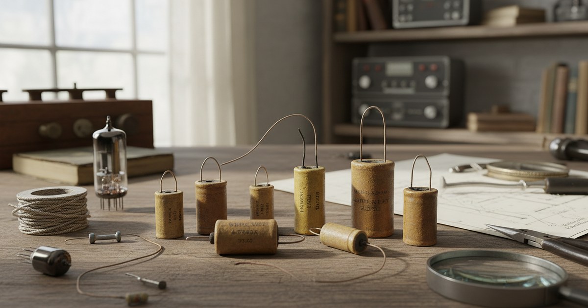 Les condensateurs au papier vintage : reliques électroniques
