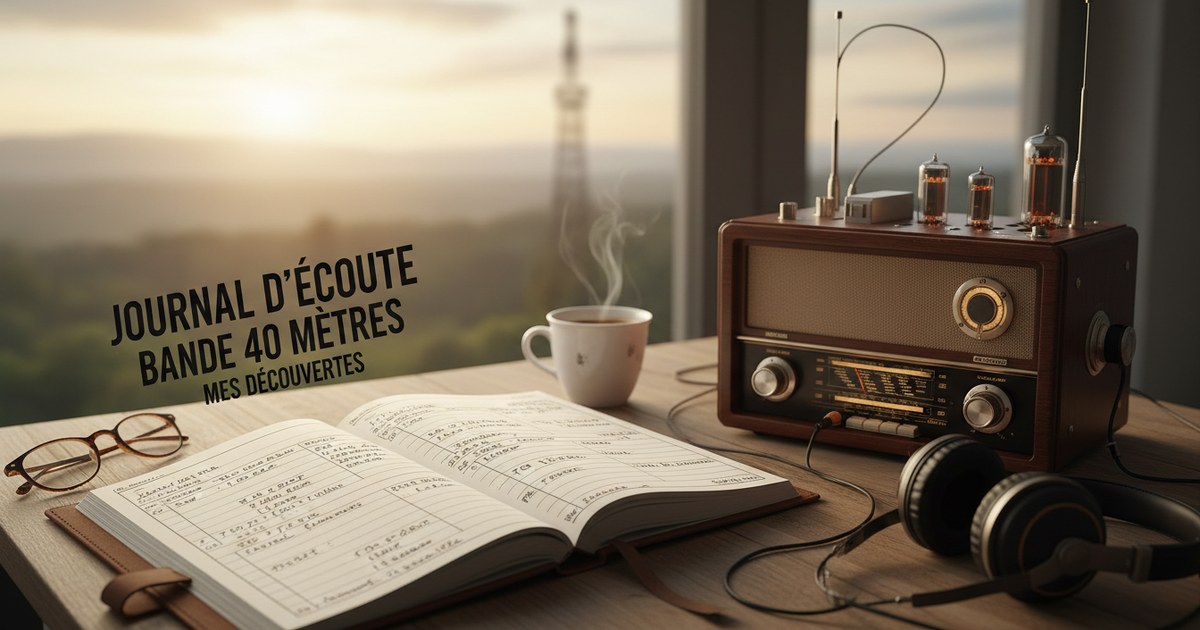 Journal d&rsquo;écoute bande 40 mètres : mes découvertes